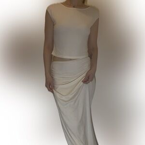 Cream two piece set chic trendy 2026